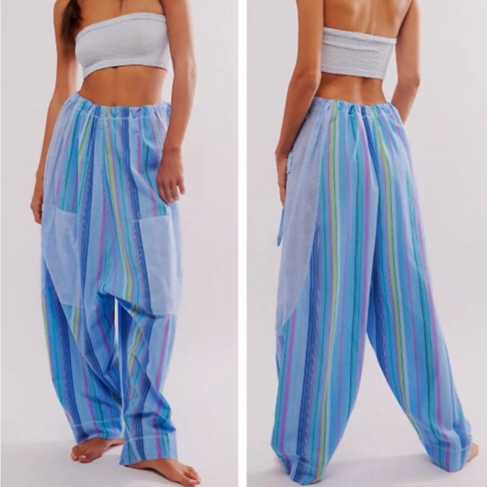 Free People Intimately Dream Jumpsuit Harem Pant Oversize SZ XS Like New! - Picture 2 of 8